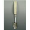 Image 1 : A George IV silver and ivory handled stilton scoop, London 1836, maker William Eley, 21cm Est. 12...