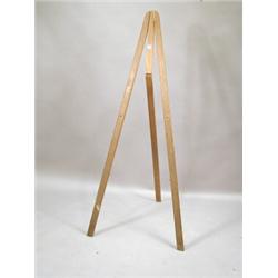 A 19th century oak easel, 160cm Est. 100/150...
