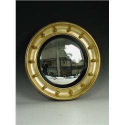 A Regency style circular convex wall mirror, 47cm Est. 200/300...