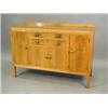 Image 1 : A 1950's Heals walnut sideboard with two central drawers and a two door cupboard, between a pair...