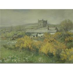 John William Schofield, 'GORSE, NR. PANACOMBE, N. DEVON', Signed bottom right, inscribed vers...