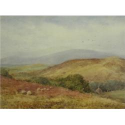 Henry John Sylvester Stannard (1870-1951), A MOORLAND SCENE, Signed in pencil bottom left, wa...