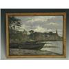 Image 1 : Joseph Milner Kite, MEDITERRANIAN FISHING BOATS ON A SHORE WITH FIGURES, Signed bottom right,...