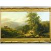 Image 1 : John E. Tennant (1796-1872), A ROMANTIC HIGHLAND SCENE WITH TWO FIGURES MEETING ON A FOOTPATH B...