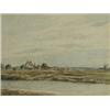Image 1 : Follower of David Cox, A LANDSCAPE WITH A FARM AND WINDMILL, With signature and date 1854, wa...