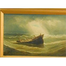 W. Hulley, 'GLEAM OF HOPE' 'LAUNCH OF THE LIFEBOAT NEAR SANDGATE', A pair, signed and inscrib...