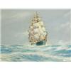 Image 2 : James Arnold - American, TWO VIEWS OF SAILING SHIPS, Signed, oils on canvas, 23 x 30cm, Est...