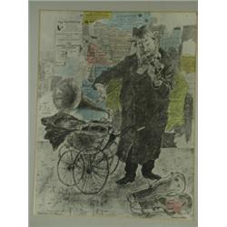 James Fitton, 'PAGANINI'S VARIATIONS', Reproduction printed in colours, signed in pencil and...