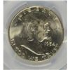 Image 2 : 1954-D FRANKLIN HALF DOLLAR, PCGS MS-64 FBL