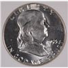 Image 2 : 1953 FRANKLIN HALF DOLLAR, PCI MS-65 FBL  RARE!!  TRENDS FOR $700.00