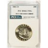 Image 1 : 1961-D FRANKLIN HALF DOLLAR, PCI MS-65 FBL  TRENDS FOR $600.00