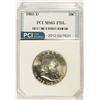 Image 1 : 1962-D FRANKLIN HALF DOLLAR, PCI MS-65 FBL  TRENDS FOR $500.00