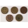 Image 2 : (5) 1863 INDIAN HEAD CENTS