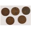 Image 2 : (5) 1874 INDIAN HEAD CENTS