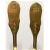 Image 2 : 3.2 OZ STERLING SILVER ENAMELED SPOON & FORK  ANTIQUE