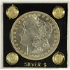 Image 1 : 1900-O/CC MORGAN SILVER DOLLAR, XF/AU-45