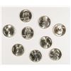 Image 1 : LOT OF ( 9 ) GEM BU 1950 WASHINGTON QUARTERS