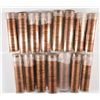 Image 1 : LOT OF ( 15 ) ORIGINAL GEM BU 1958-D LINCOLN CENTS, NICE!!