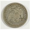Image 2 : 1874 SEATED QUARTER VF/XF