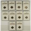 Image 1 : LOT OF ( 10 ) 1965 SMS ROOSEVELT DIMES, NGC MS-67