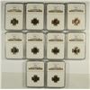 Image 1 : LOT OF ( 10 ) 1967 SMS ROOSEVELT DIMES, NGC  MS-66