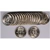 Image 1 : ORIGINAL GEM BU ROLL OF 1952 FRANKLIN HALF DOLLARS