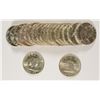 Image 1 : ORIGINAL GEM BU ROLL OF 1957-D FRANKLIN HALF DOLLARS