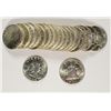 Image 1 : ORIGINAL GEM BU ROLL OF 1963 FRANKLIN HALF DOLLAR