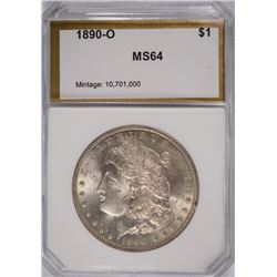 1890-O MORGAN DOLLAR PCI MS-64