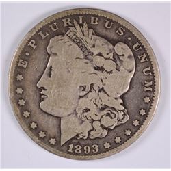 1893 MORGAN DOLLAR G/VG