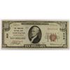 Image 1 : 1929 $10 NATIONAL (TOWNSEND, MA) F/VF