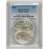 Image 1 : 2003 AMERICAN SILVER EAGLE, PCGS MS-70! PERFECT!