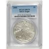 Image 1 : 2004 AMERICAN SILVER EAGLE, PCGS MS-70!