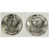 Image 1 : ( 2 ) UNC, 1987 AMERICAN SILVER EAGLES