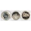 Image 2 : Pf COMMEM SILVER DOLLARS: 88 OLYMPICS, 90 EISENHOWER & 2002 WEST POINT