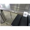 Image 2 : Metro Bases S/S 4' Bullnosed Table w/Undershelf