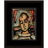 Image 1 : Georges Rouault 1939 Original Tete Color Lithograph Framed