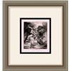 Image 1 : Rembrandt Abraham's Sacrifice 1800s Etching Framed