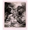 Image 2 : Rembrandt Abraham's Sacrifice 1800s Etching Framed