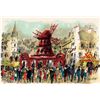 Image 1 : Urbain Huchet Signed Lithograph Moulin Rouge Framed