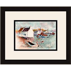 Urbain Huchet Signed/Numbered Belon Lithograph Framed