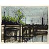 Image 1 : Bernard Buffet Lithograph Le Pont de Concorde 1967 Framed