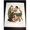 Image 1 : Rockwell "Ye Pipe and Bowl" Signed Limited Edition Lithograph