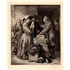 Image 1 : William Mulready 19th c. Etching "Choosing the Wedding Gown"