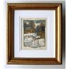 Image 1 : Gustave Baumann Original November Framed Color Woodcut