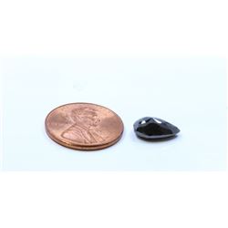 2 ct & up Treated Black Diamond Pear Shaped (2.97)