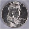 Image 2 : 1955 FRANKLIN HALF DOLLAR, PCGS MS-64 FBL