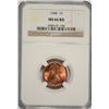 Image 1 : 1948 LINCOLN CENT, NGC MS-66 RED