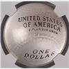 Image 3 : 2014 BASEBALL HALL OF FAME SILVER DOLLAR, NGC PROOF-69 ULTRA CAMEO
