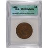 Image 1 : 1856 LARGE CENT ICG EF-45 DETAILS